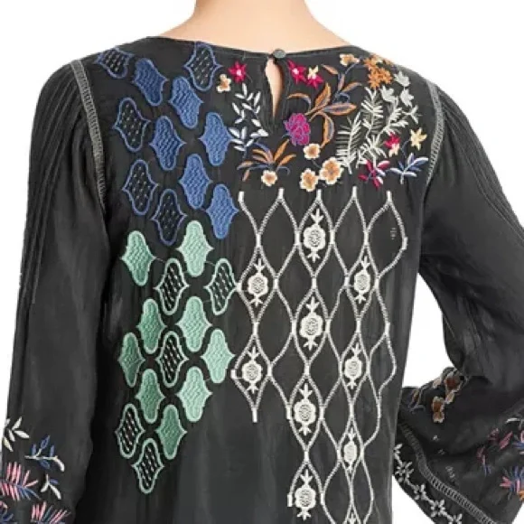 Johnny Was heavily embroidered Esmeralda Tunic NWT - Picture 10 of 12